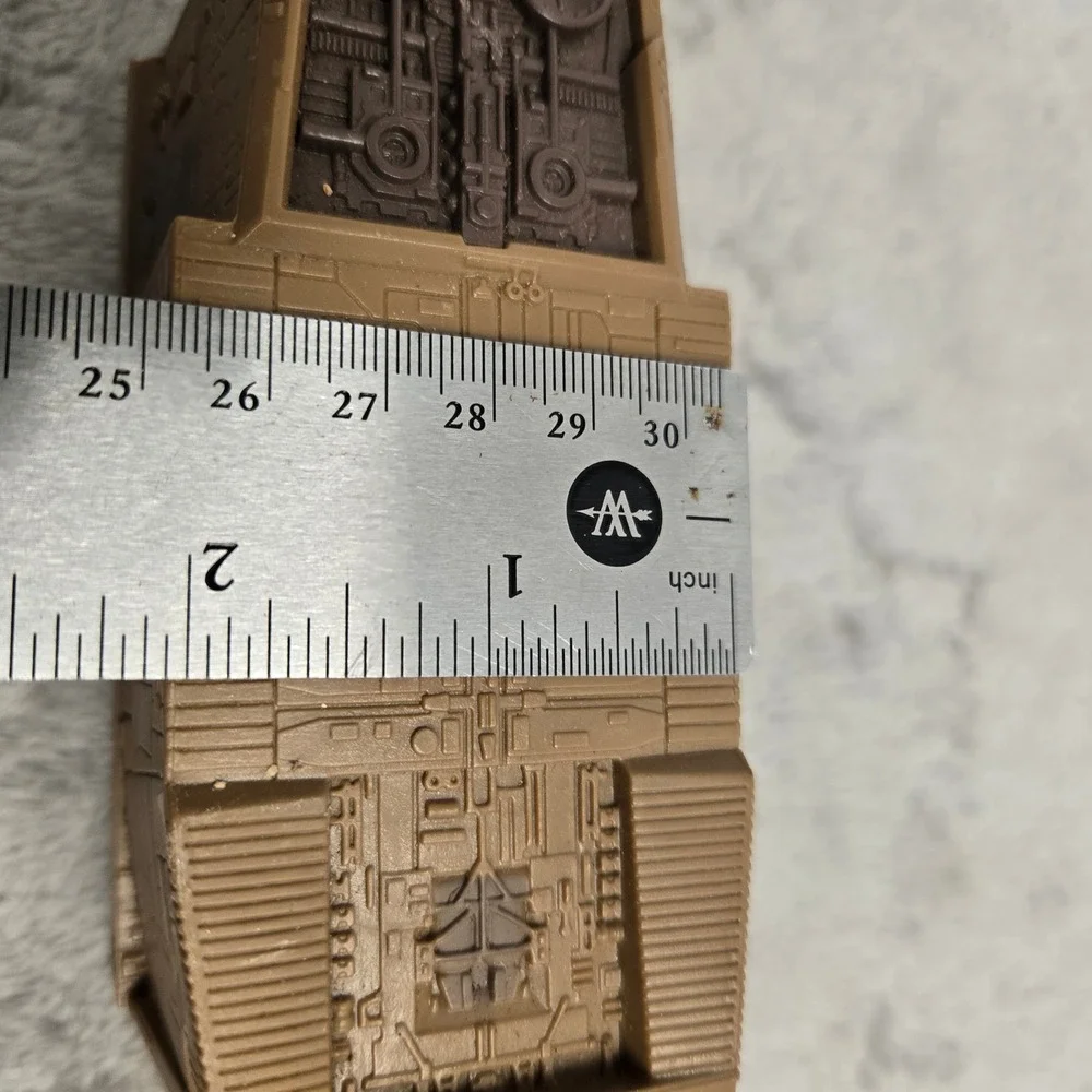 Vintage 1995 Galoob Star Wars Action Fleet Sandcrawler Vehicle Brown Tatooine